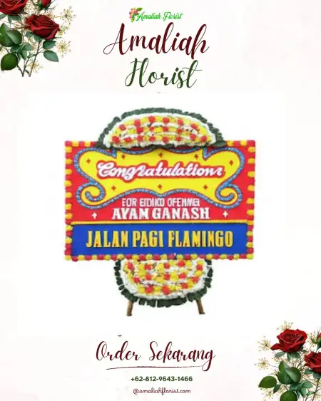 Sewa Papan Bunga Regol