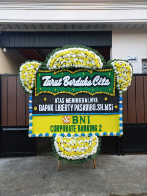 Papan Bunga Duka di Regol