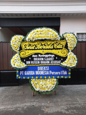 Papan Bunga Duka di Regol