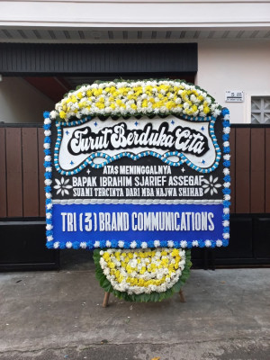 Papan Bunga Duka di Regol